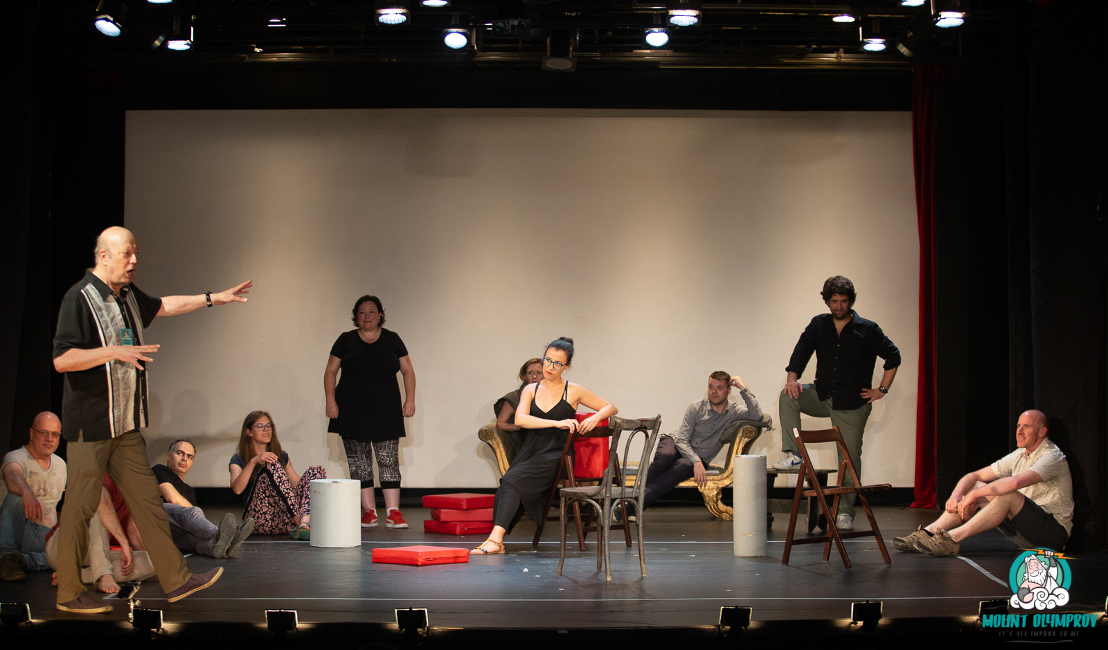 Participation in Mount Olymprov in Athens: Research and networking for Malta Improv Festival
