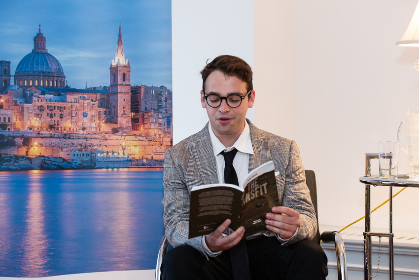 Oliver Friggieri’s book ‘The Misfit’ at the 2017 European Literature Night in New York City